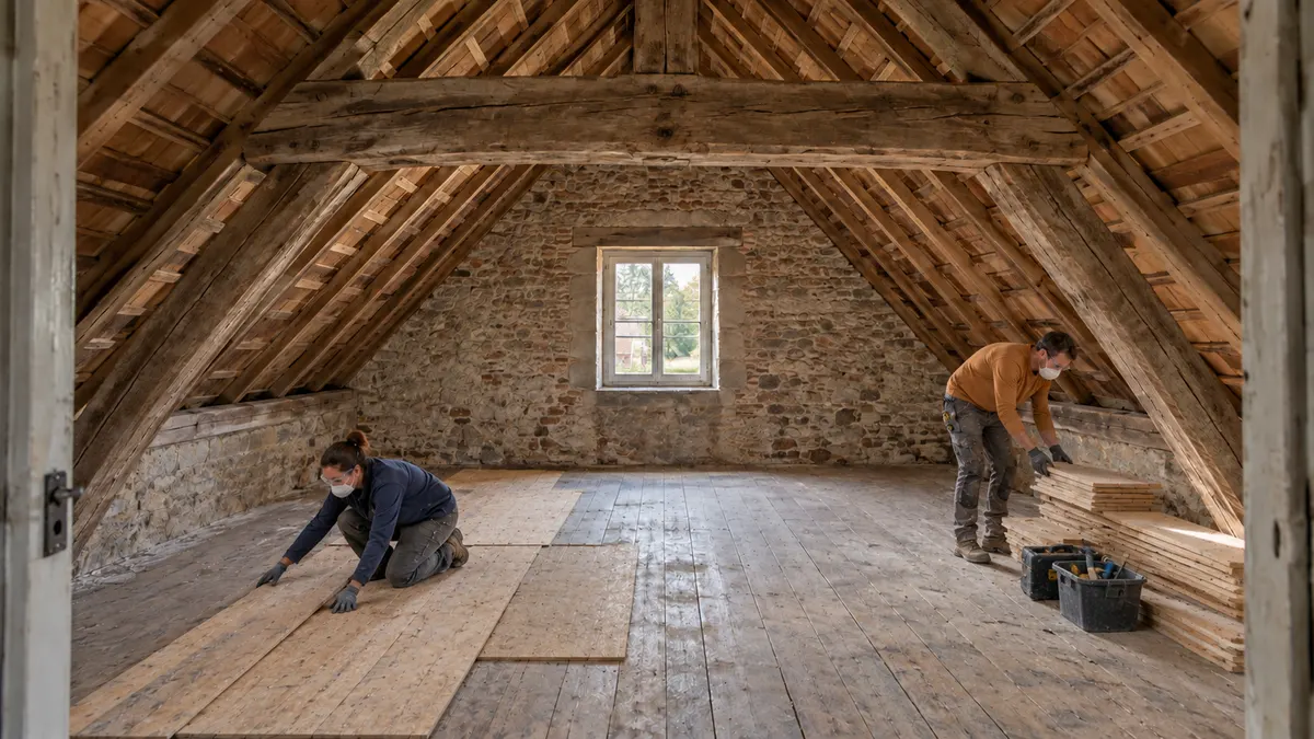Étape 2 : Installer le chantier intérieur dans votre projet — illustration générée