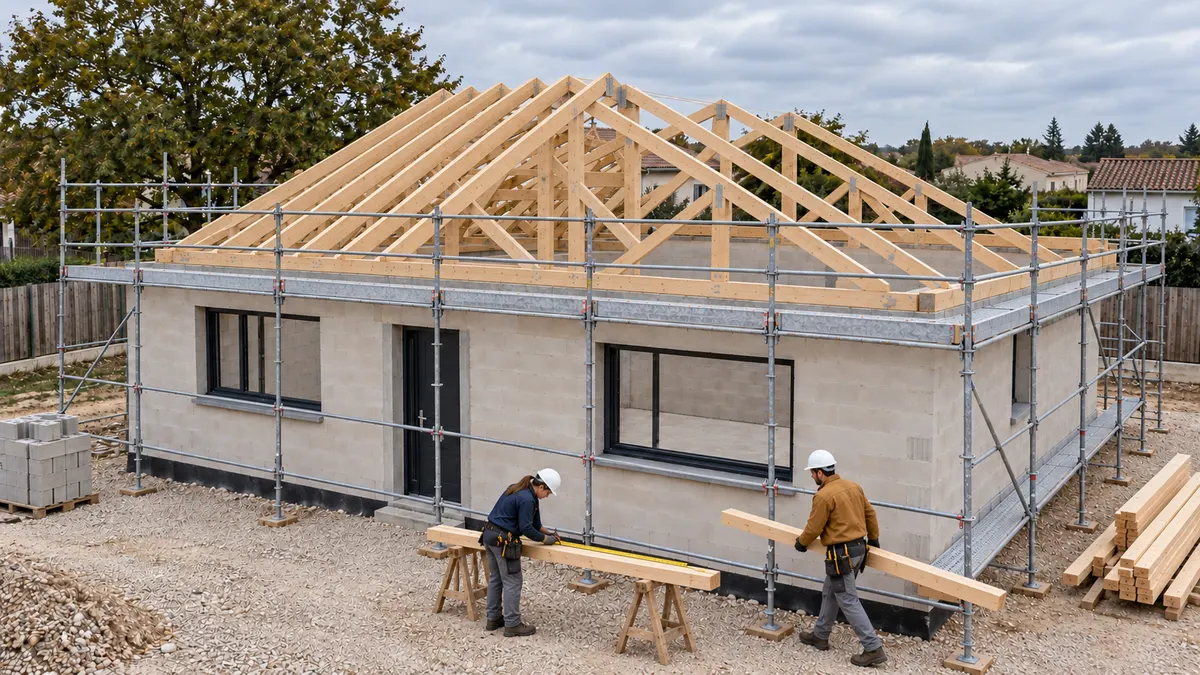 Étape 9 : Poursuivre les alignements de bois dans votre projet — illustration générée