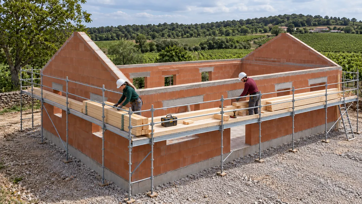 Étape 2 : Le passage à observer : organiser le chantier de structure — illustration générée