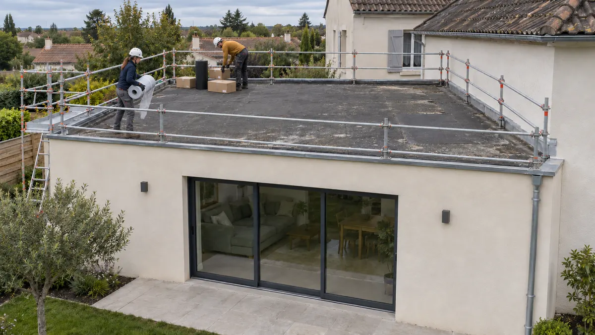 Étape 2 : Le passage à observer : préparer le travail sur la terrasse — illustration générée