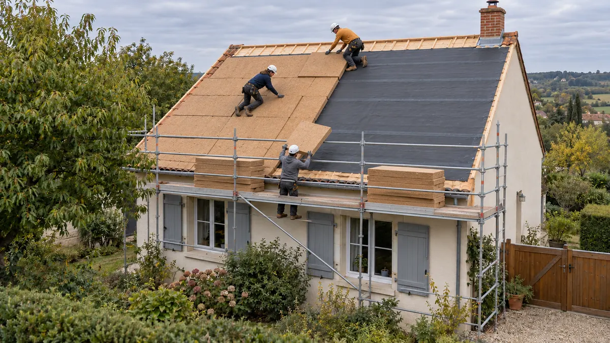 Étape 6 : Commencer l’isolation extérieure dans votre projet — illustration générée