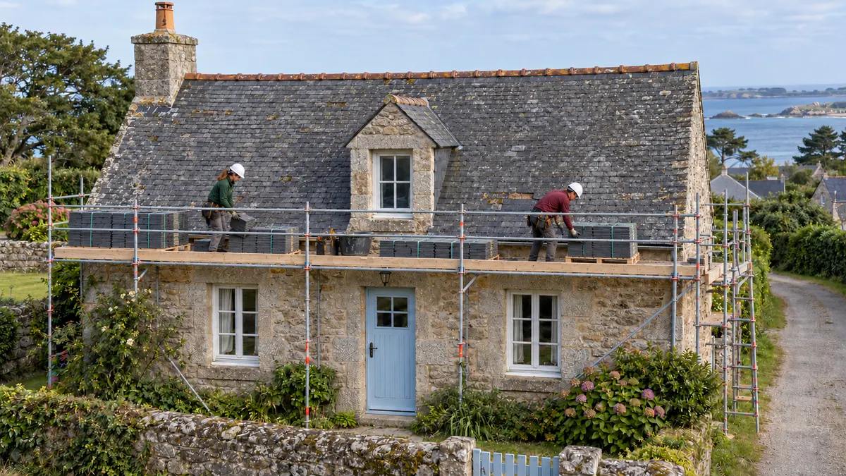 Étape 2 : Mettre le chantier en place dans votre projet — illustration générée