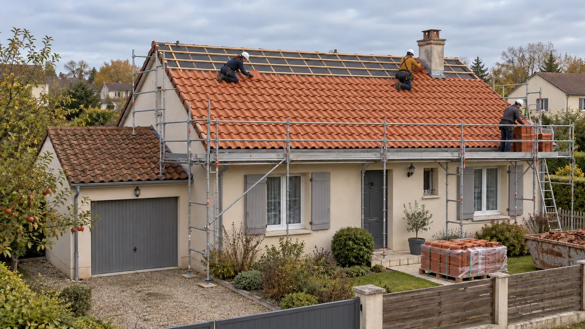 Étape 9 : Préparer les raccords de finition dans votre projet — illustration générée