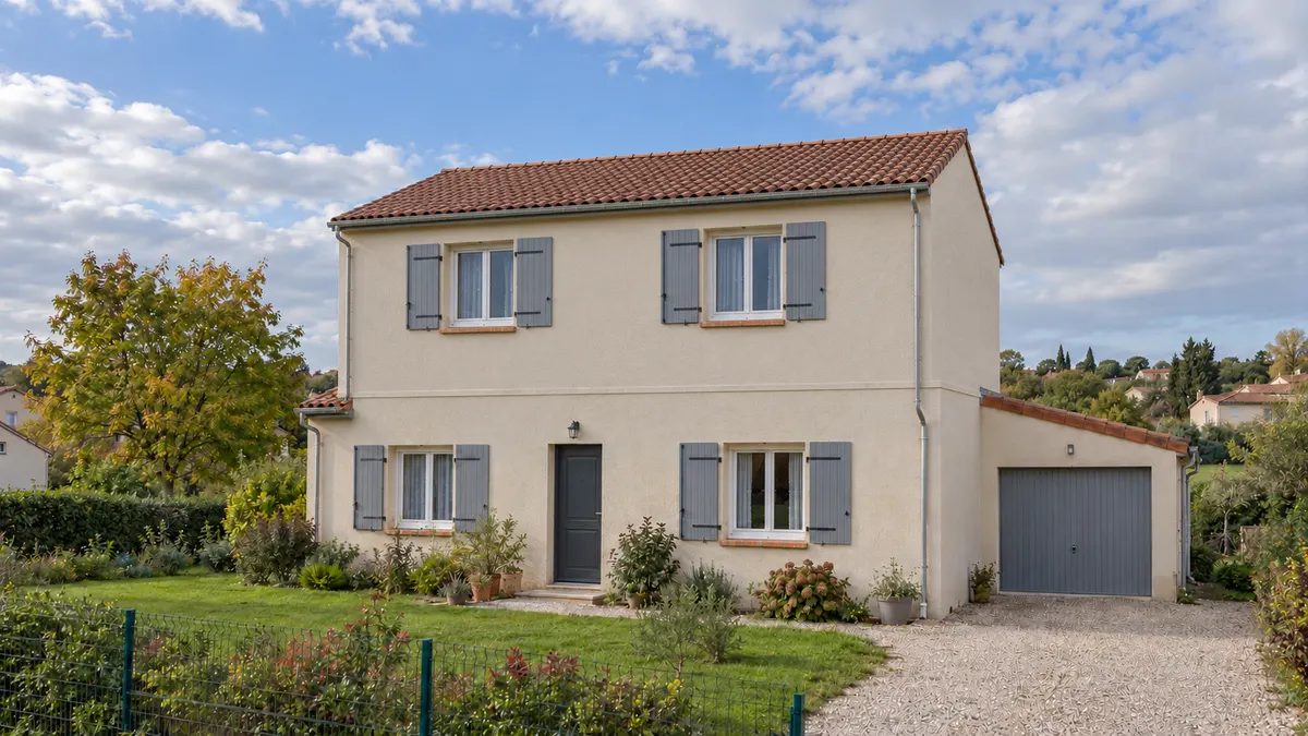 Après : Surélévation d’une maison, état final illustré