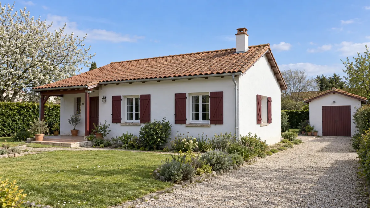 Avant : Surélévation d’une maison, état initial illustré